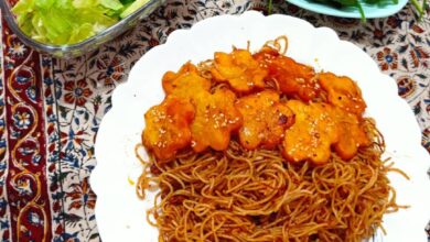طرز تهیه ماکارونی با سویا