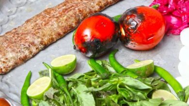 طرز تهیه کباب برگ