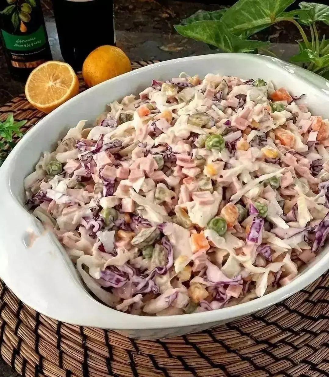طرز تهیه سالاد کلم
