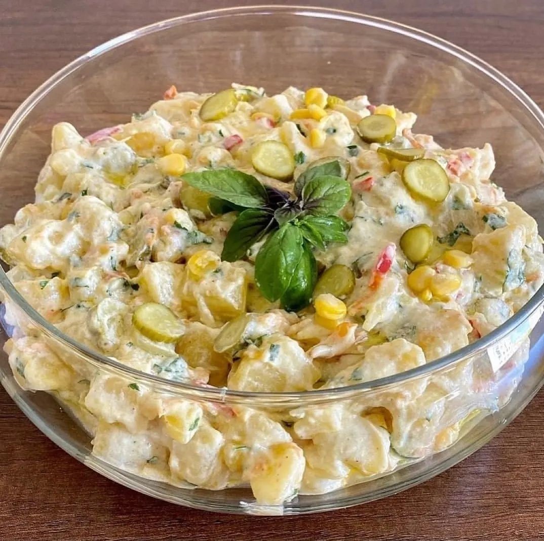طرز تهیه سالاد سیب زمینی