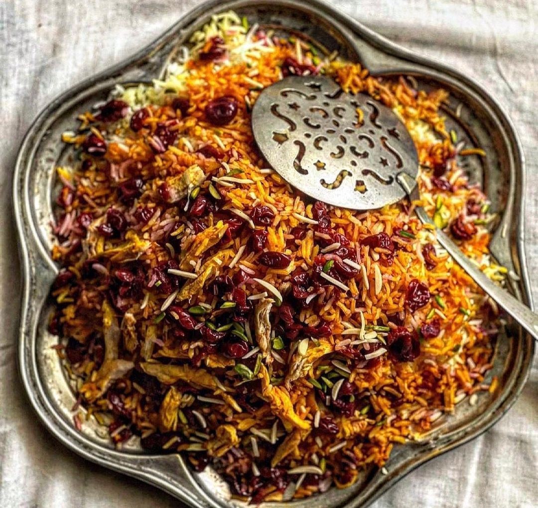 طرز تهیه آلبالو پلو