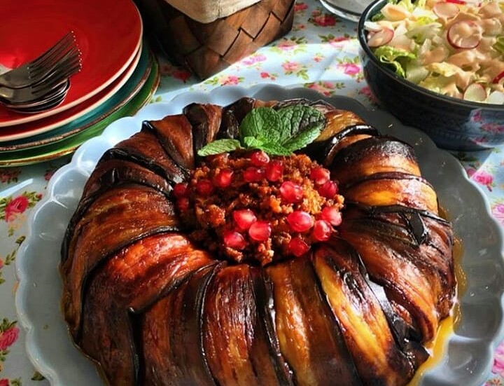 طرز تهیه بادمجان قالبی