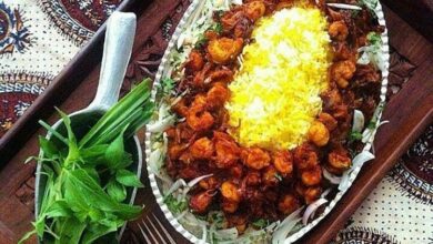 طرز تهیه دو پیازه میگو