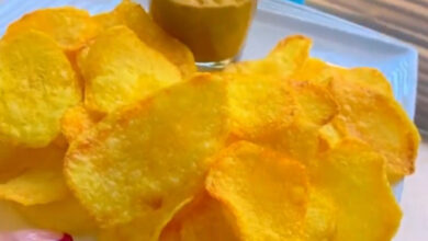 طرز تهیه چیپس سرکه ای