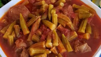 طرز تهیه خورشت بامیه
