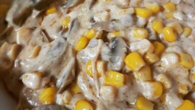 طرز تهیه ذرت مکزیکی با قارچ و پنیر