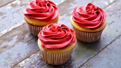 طرز تهیه کاپ کیک ولنتاین